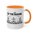 Halloween Tis The Season Skeletons & Pumpkins Graphic 11oz Mug