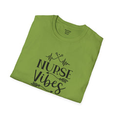 Nurse Vibes - Unisex Softstyle T-Shirt | Nurse Awareness, Medical Wear, Gift For Her, Scrubs Lover, Hospital Staff Gift, Registered Nurse,RN