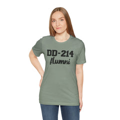 DD-214 Alumni Tee — Military Service Veteran Tribute T-Shirt
