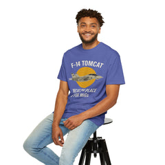 F-14 Tomcat T-Shirt — "Because 2nd Place Is For MiGs" Military Pilot Tee