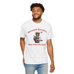 Acoustic Sunshine Parrot Vibes T-Shirt