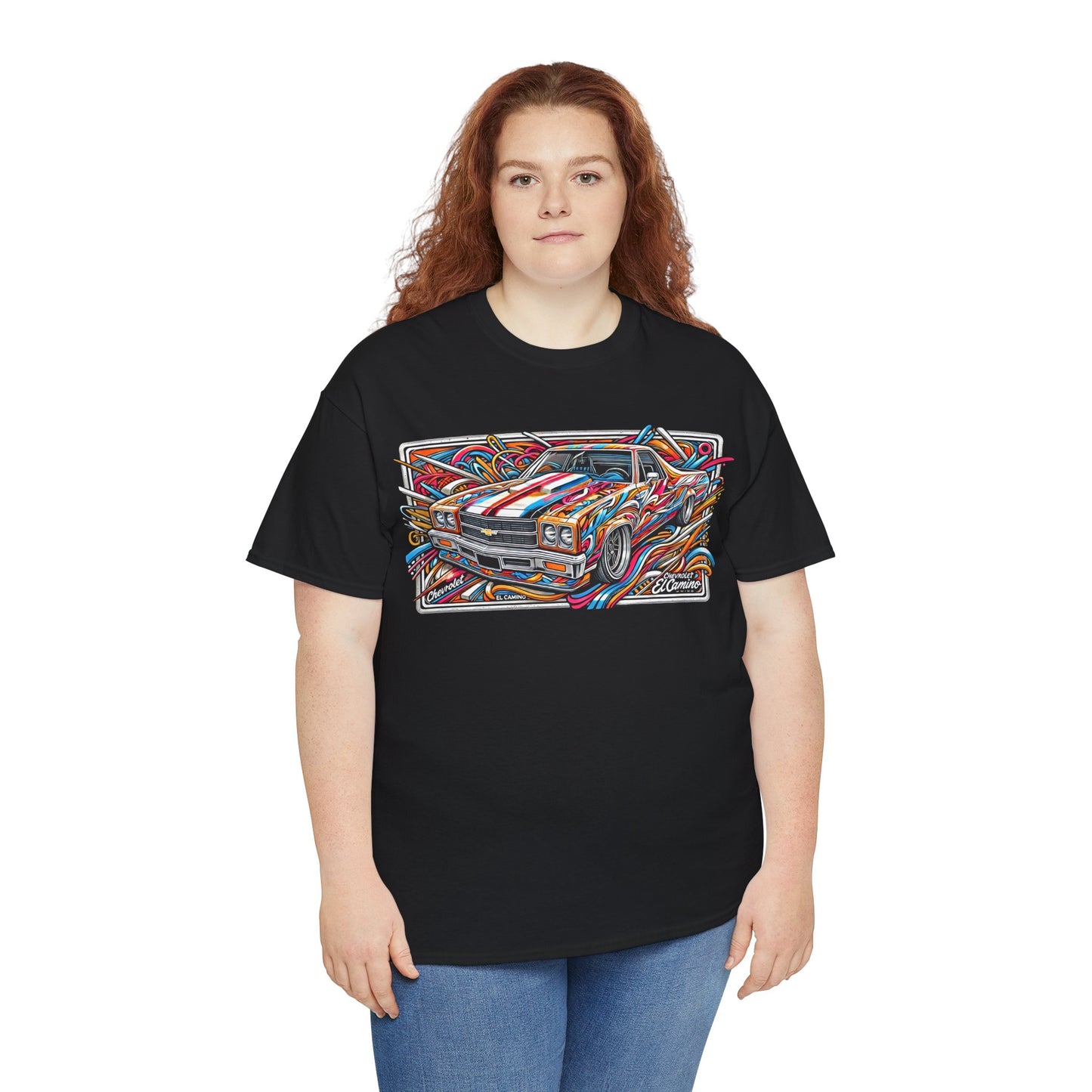 Graffiti Mania Chevrolet El Camino Graphic - Unisex Heavy Cotton Tee