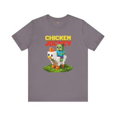 Video Game Chicken Jockey Tee - Unisex Short Sleeve T-Shirt