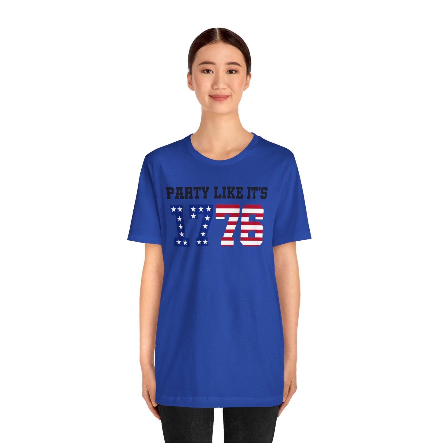 Party Like Its 1776, Graphic Unisex Jersey Short Sleeve Tee