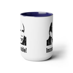 Princess Bride Funny Quote Mug,INCONCEIVABLE Quote,Vizzini Quote,Wallace Shawn fan,gift for him,gift for her,cult classic movie,pop culture