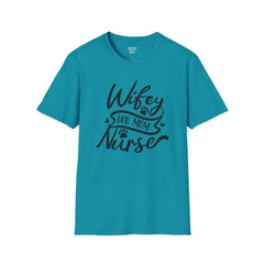 Nurse Humor - Unisex Softstyle T-Shirt | Nurse Awareness, Medical Apparel, Gift For Her, Dog Mom, Hospital Staff Gift, Registered Nurse