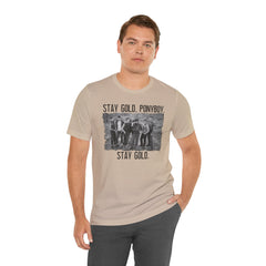 The Outsiders Shirt, Front and Back Images, Greasers Characters Shirt, Unisex Jersey Short Sleeve Tee