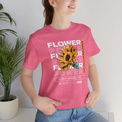 Flower Power Tee - Unisex Jersey Short Sleeve Tee