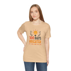 100 Days of School Brighter Teacher Appreciation T-Shirt