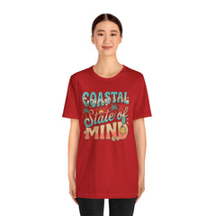 Coastal State of Mind Tee — Retro Beach Graphic T-Shirt