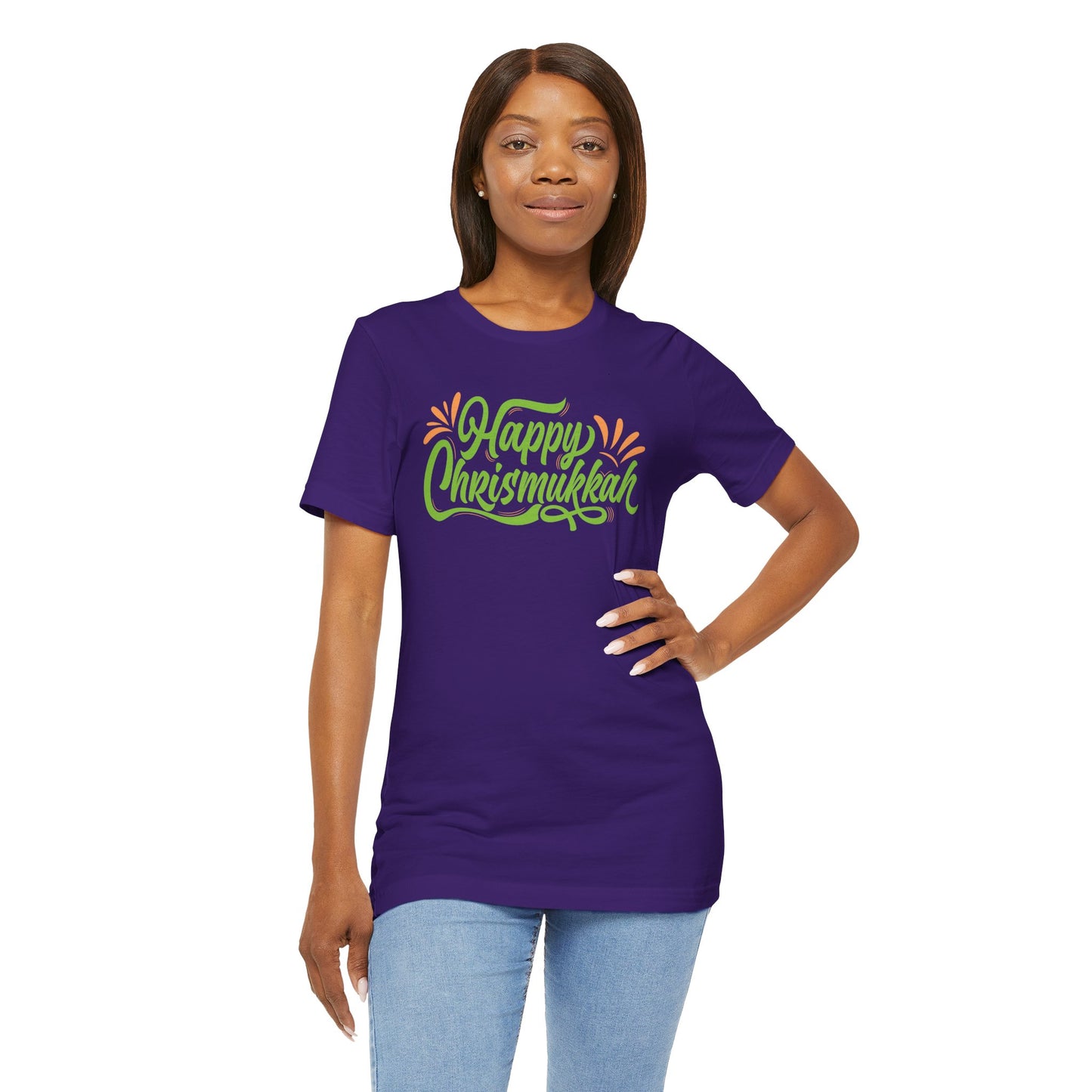 Happy Christmukka - Unisex Jersey Short Sleeve Tee