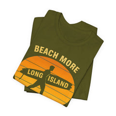 Ponquogue Beach Vibes Unisex Tee - Surf's Up Long Island | Summer Shirt