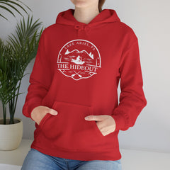 The Hideout Adventure Hoodie – Lake Ariel, PA Mountain Graphic Hooded Sweatshirt