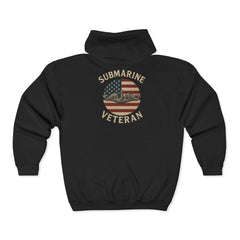 Submarine Veteran-Themed Hoodie, Cozy Sweatshirt for Submarine Veterans, Perfect Gift for Military Families, Patriotic Apparel, Memorial Day Gift
