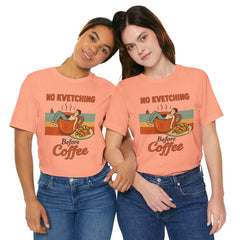 Cozy Coffee Lover Tee, No Kvetching Before Coffee Shirt, Funny Gift for Coffee Enthusiasts, Unisex Casual Apparel, Perfect for [...]