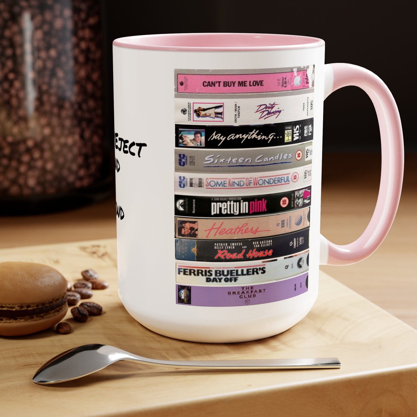 80s Movie Mug: Stop, Eject, Rewind, Play, FFwd