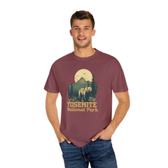Yosemite National Park Graphic, Comfort Colors Soft Relaxed Fit Unisex Garment-Dyed T-shirt