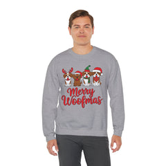 Merry Woofmas- Unisex Heavy Blend™ Crewneck Sweatshirt