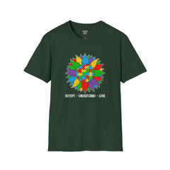Autism awareness tee, softstyle, unisex autism shirt, short sleeve autism tee, shirt for autism, support autism shirt, gift for autistic kid