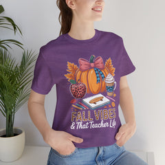 Fall Vibes Teacher T-Shirt — That Teacher Life Tee