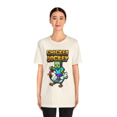 Video Game Chicken Jockey Tee - Unisex Short Sleeve T-Shirt