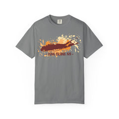 Long Island NY Comfort Colors Garment-Dyed T-shirt with Long Island Ice Tea Cocktail Recipe on Back