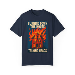 Retro Music-Inspired Unisex T-Shirt - Burning Down the House Design