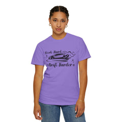 Sports Car Drift Unisex T-Shirt - Work Hard, Drift Harder