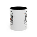 Who wants to Dance? Tis The Season White Ceramic Dancing Skeletons Mug