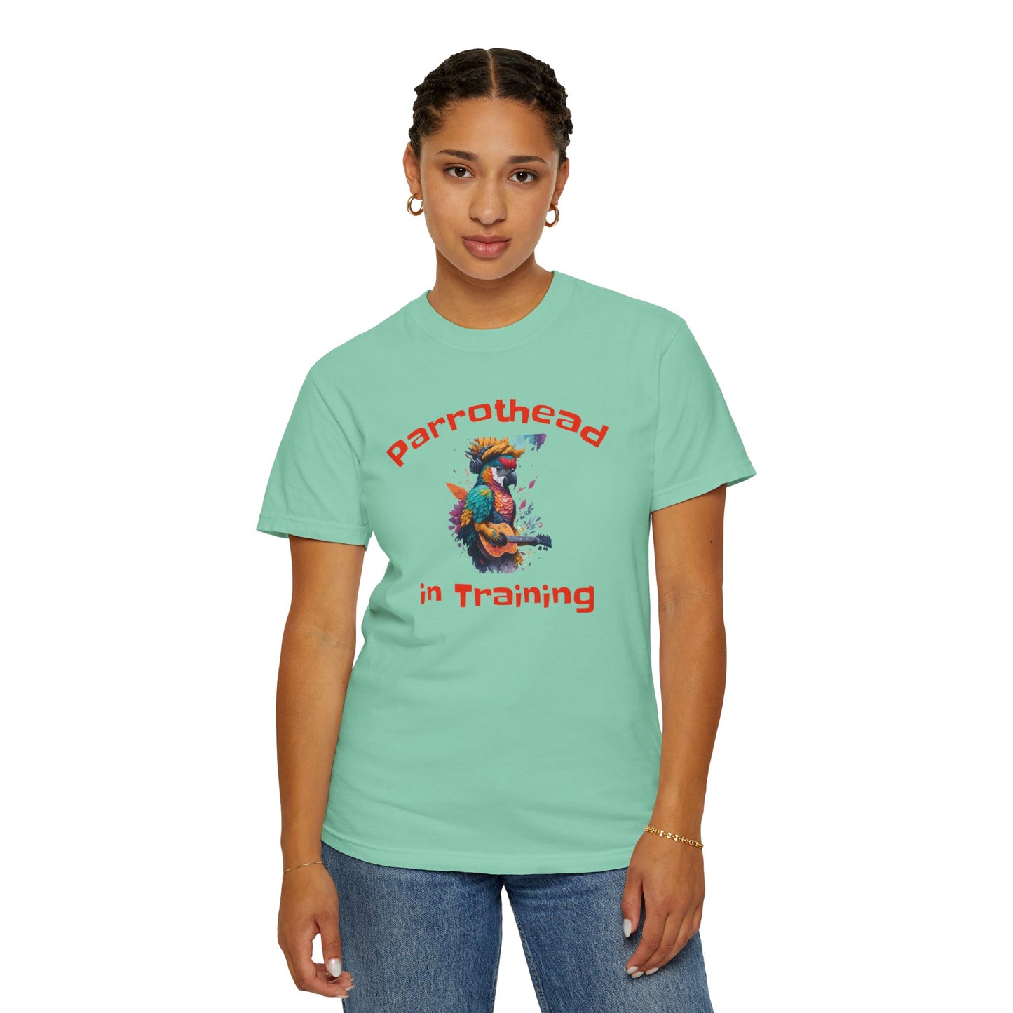 Parrothead In Training - Unisex Garment-Dyed T-shirt