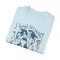 Sea Creatures, I Lost My Heart To The Ocean -  Graphic Unisex Garment-Dyed T-shirt