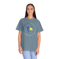 Blue French Horn & Yellow Umbrella T-Shirt — HIMYM Fan Tee