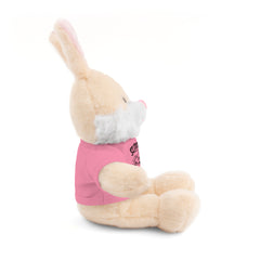 Stuffed Animals with T Shirt,Funny Quote,Support Wildlife Raise Boys,gift for him,gift for her,Birthday Gift,Everyday gift,animal lover gift