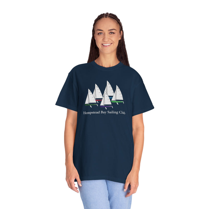 Hempstead Bay Sailing Club T-Shirt — Vintage Sailboat Race Day Tee