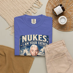 Nukes I Am Your Father Vintage United States Navy Nuclear Power Submarine Graphic T-Shirt