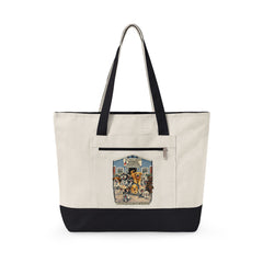 Who Let The Dogs Out  Baldwin Harbor Animal Hospital Canvas Tote — Zippered Tote Bag for Dog Lovers