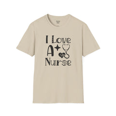 I Love A Nurse - Unisex Softstyle T-Shirt | Nurse Awareness,Gift For Him,Scrubs Lover,Hospital Staff,Gift For Her,RN, Registered Nurse