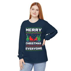 Merry Christmas Everyone Long Sleeve T-Shirt - Unisex Holiday Apparel
