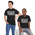 Dads Jokes Only  Dad A Base, Unisex Heavy Cotton Tee