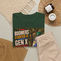 Boomers Started It. Gen X Perfected It. Vintage Hose Water Bottle Graphic Tee