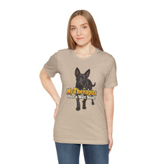 My Therapist Has A Wet Nose Personalized with your dog(s) image T-Shirt