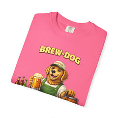 Golden Retriever Brewer Beer T-Shirt — Cute Brew-Dog Graphic Tee