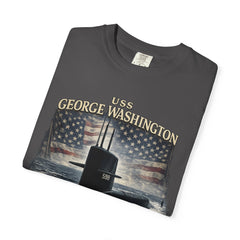 USS George Washington SSBN 598 Submarine T-Shirt with a quote from its namesake