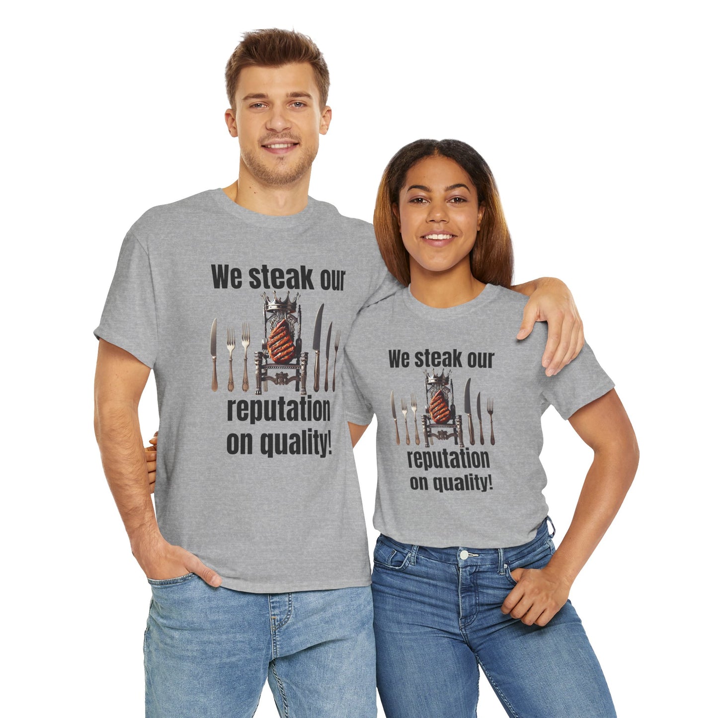 Butcher We steak our reputation on quality! - Unisex Tee