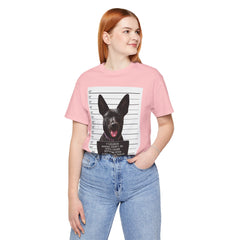 K9 Mugshot Personalized with your Dog T-Shirt