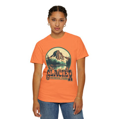 Glacier National Park Graphic, Comfort Colors Soft Relaxed Fit Unisex Garment-Dyed T-shirt