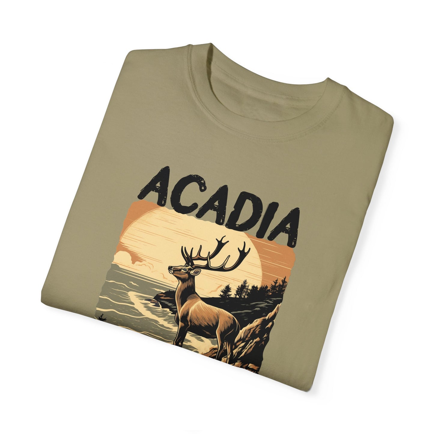 Arcadia National Park Graphic, Comfort Colors Soft Relaxed Fit Unisex Garment-Dyed T-shirt