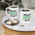Funny Spreadsheet Ceramic Mug - Relax I Have A Spreadsheet For That - Perfect Gift for Office Workers & Data Analysts