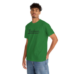 Nashua Unisex Heavy Cotton Tee - Retro Dunder Mifflin Design for Nostalgic Fans