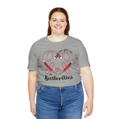 Phlebotomist Heart Butterflies Tee